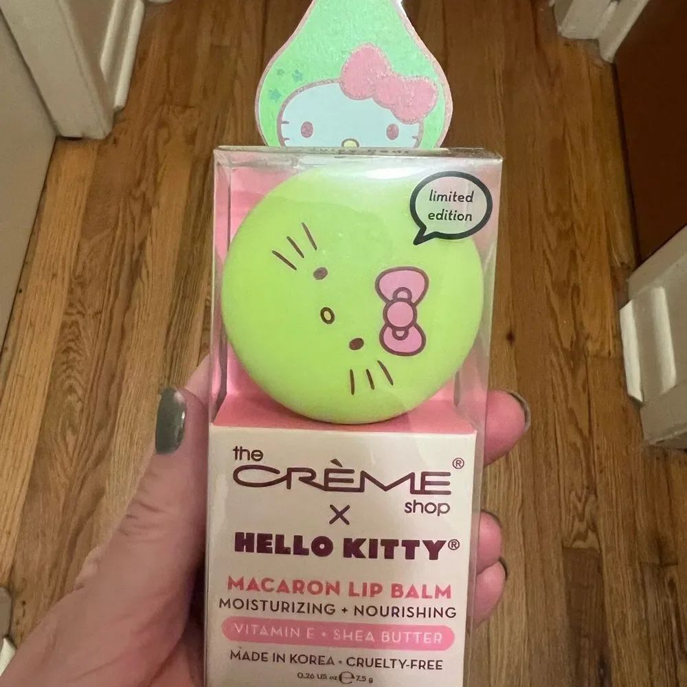 The Crème Shop x Hello Kitty Macaron Lip Balm Limited Edition BRAND NEW